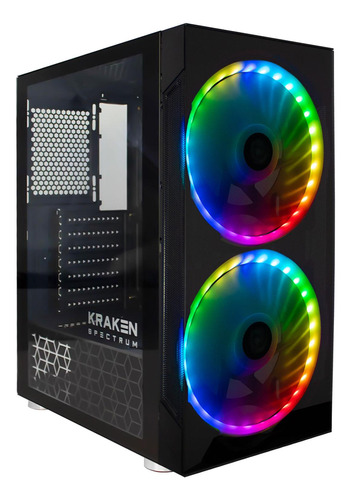 Gabinete Gamer Balam Rush Kraken Rgb Cristal Br-929608