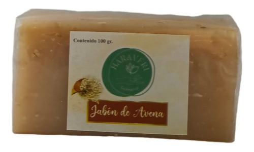 Jabon De Avena Artesanal Facial Limpia Hidrata Suavidad 100g