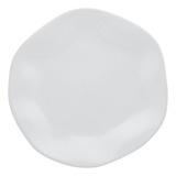 Jogo 6 Pratos Rasos Branco Porcelana 27,5cm Oxford Ryo White