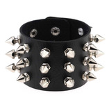 Brazalete Punk Rock Remaches Muñequera Puntas