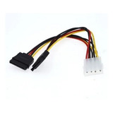 Cable De Molex Macho A 2 Sata Hembra