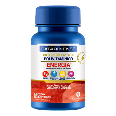 Polivitamínico Energia Catarinense 60 Cápsulas Sabor Without flavor | MercadoLivre