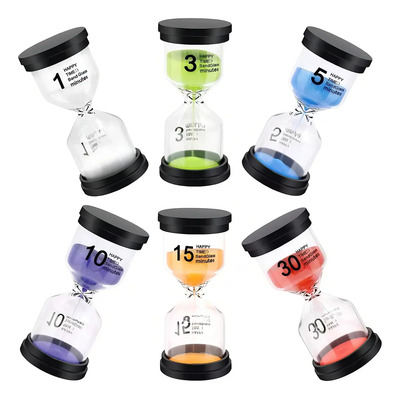 Reloj De Arena Eamoil Vidrio Duradero Temporizador 1 a 30 Minutos | MercadoLibre