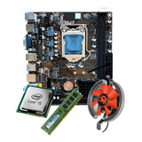 Kit Placa H61 1155 + Processador I5 2500 + 8gb Ddr3 + Cooler