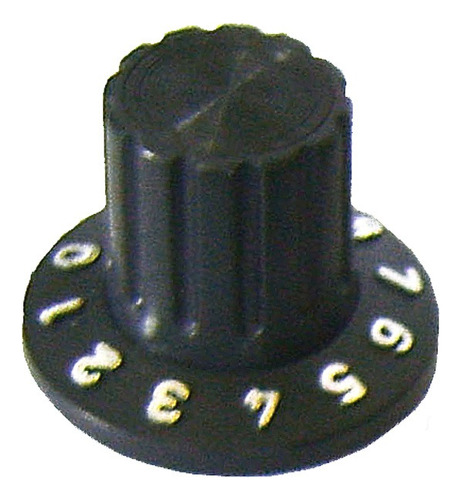 10 Knobs Numerado C/ Parafuso P/ Eixo Liso 