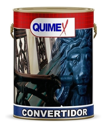 Convertidor De Oxido 4 Litros Blanco Y Gris Quimex Pinturas