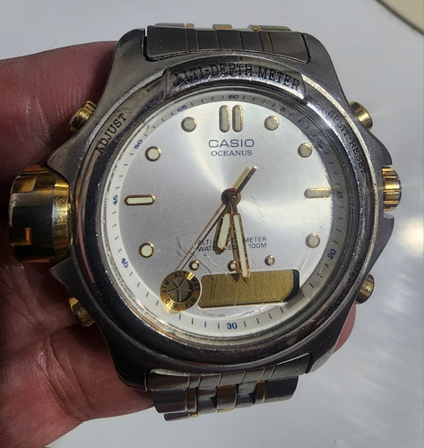Reloj Casio Hombre Oceanus Aw514l Alti-depth- Meter