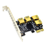 Tarjeta De Expansión Pci-e 1 A 4 Pci-e 1x A Pci-e 16x 4 Puer