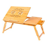 Mesa De Cama Enfriadora Para Laptop 2 Ventiladores Bamboo