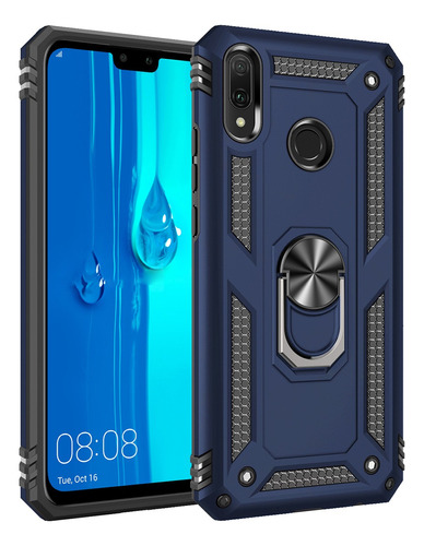 Funda Uso Rudo Anticaída Con Anillo Para Huawei Series