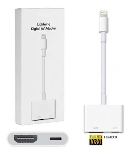 Cable Adaptador Lightning A Hdmi Para iPhone Y iPad Zoom