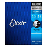 Cuerdas Elixir 10/46 Polyweb Para Guitarra Electrica 