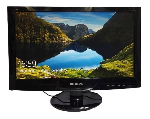 Monitor Philips Lcd Led 18,5 Polegadas 191el2sb/78 - Usado