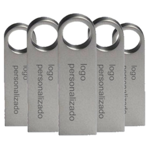 Kit 50 Memorias Usb 16gb Personalizadas Logo Laser Metal /i