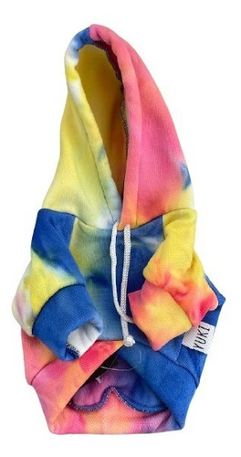 Buzo Hoodie Ropa De Perro Batick Multicolor Talles Varios