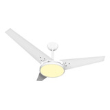 Ventilador De Teto Ventex Itacaré Com Painel Led Branco Que Cor Das Pás Branco/branco 127v