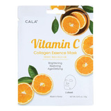 Cala Hojas De Mascara Facial De Esencia De Vitamina C, 5 Uni