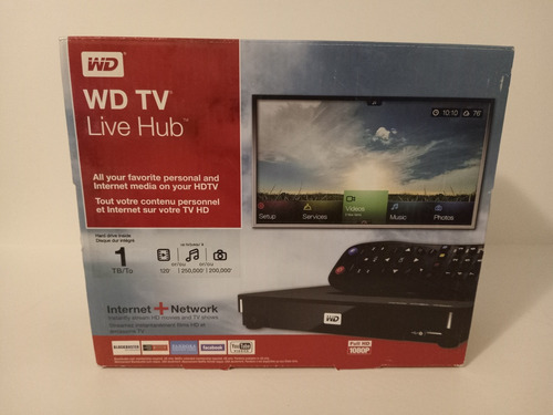 Wd Tv Live Hub Media Center 1tb Reproductor Mkv Mp4 Avi