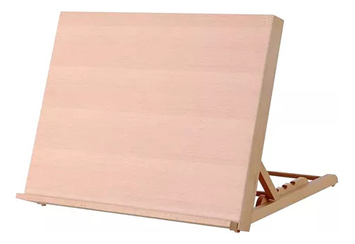 Tabla De Dibujo De Madera, Estantería, Caballete De Mesa