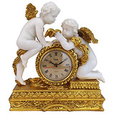 Estatua De Reloj De Chimenea Chateau Carbonne Cherub, 1...