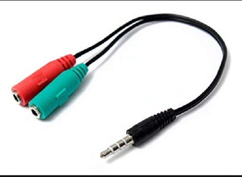 Cable Adaptador Jack 3.5 Mm  A Mic Y Auricular Celular Play