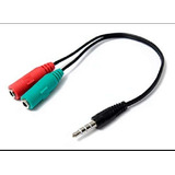 Cable Adaptador Jack 3.5 Mm  A Mic Y Auricular Celular Play