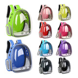 Mochila Para Mascotas Con Vista Panorámica Para Perros, Gatos Y Perros De Hasta 6 Kg, Color Negro