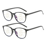 2×iboode Gafas Lectura Retro Progresivas Multifocales