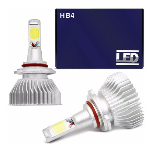 Lâmpadas Super Led Hb4 6000k 12v 24v 35w 6400lm Branca