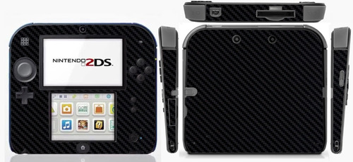Skin Nintendo 2ds Fibra De Carbono Vinilo Adhesivo