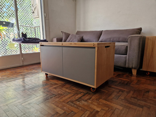 Mesa Ratona Elevable Y Plegable 