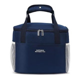 Bolsa Lunchera Vernon Chica Camping Vianda Azul