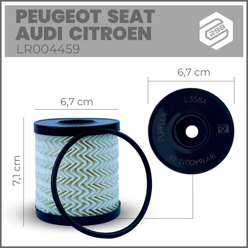 Filtro Aceite Elemento Citroen Peugeot 206 207 307 408 Foto 6