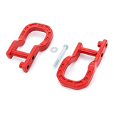 Ganchos De Remolque Forjado Rojo Chevy Silverado 1500 14-18