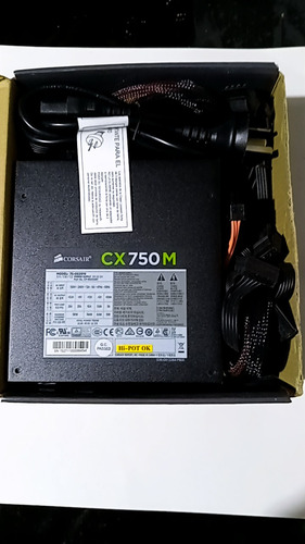 Fuente  De Alimentación Pc Corsair Cx750m 750w