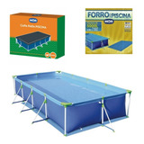 Piscina Premium 5000 Litros Com Capa E Forro Estruturada Mor