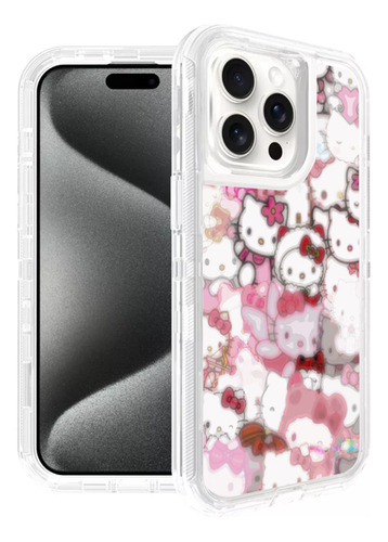 Funda Protector Tricapa Rudo Acrigel De Hello Kiity Bonita!