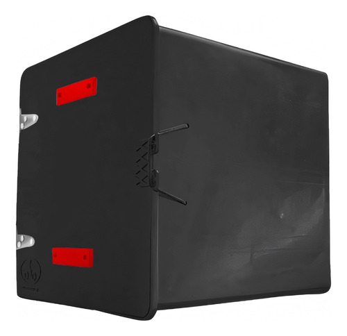 Caja Delivery Para Motos Negra C/ 1 Estante 41x41x41 69 L