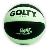 Balón De Baloncesto Pro Golty Light Negro/verde No.7