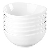 Tazones Para Servir De 25 Oz, Platos Grandes De Porcelana Pa