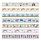 Vinilos Decorativos Infantiles Guardas Arcoiris Nordico Pack