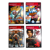 Ps2 Lote De Juegos X 4: God Of War 2, Onimusha, The Sims, 