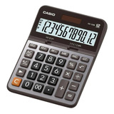 Calculadora Escritorio Casio Dx120b Negro Gris 12 Digitos