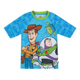 Polera Niño Uv50+ Disney Toy Story Azul M/corta