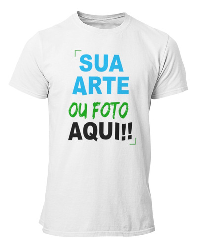 Camisetas Camisas Personalizadas Alta Qualidade Logo Foto