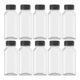 10 Botellas De Plstico De 8 Onzas, Recipientes Transparentes