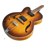 Guitarra Semiacústica Ibanez Artcore Af 55l Tf Para Zurdos, Color Naranja Oscuro, Guía Para Zurdos