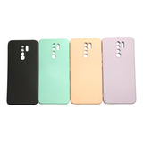 Carcasa Para Xiaomi Redmi 9 Silicona Liquida Proteccion Cam