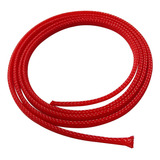 Malla Cubre Cable Piel De Serpiente Rojo 3mm Por Metro