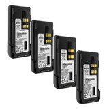 4 Baterías Rad Power Radios Motorola Dep450 Ep450 Nntn4497